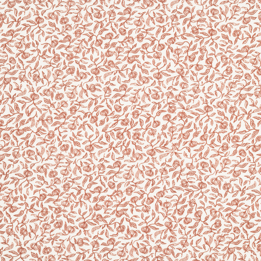 Pomegranate Dual Use Printed Linen Marsala/Oyster