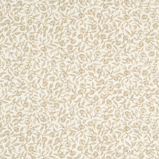 Pomegranate Dual Use Printed Linen Tawny Gold/Oyster