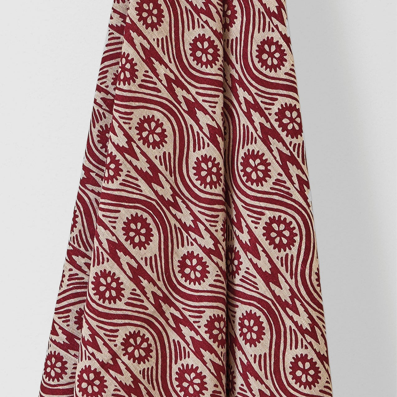 Ruslan Dual Use Printed Linen Red/Natural