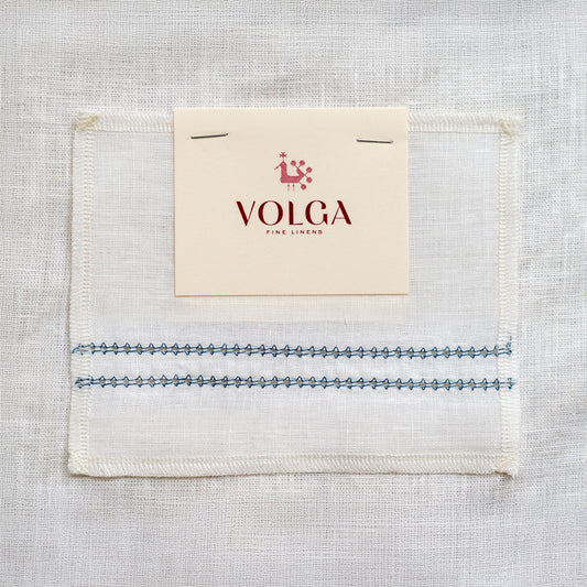 Sample - Prussian Blue Hemstitch