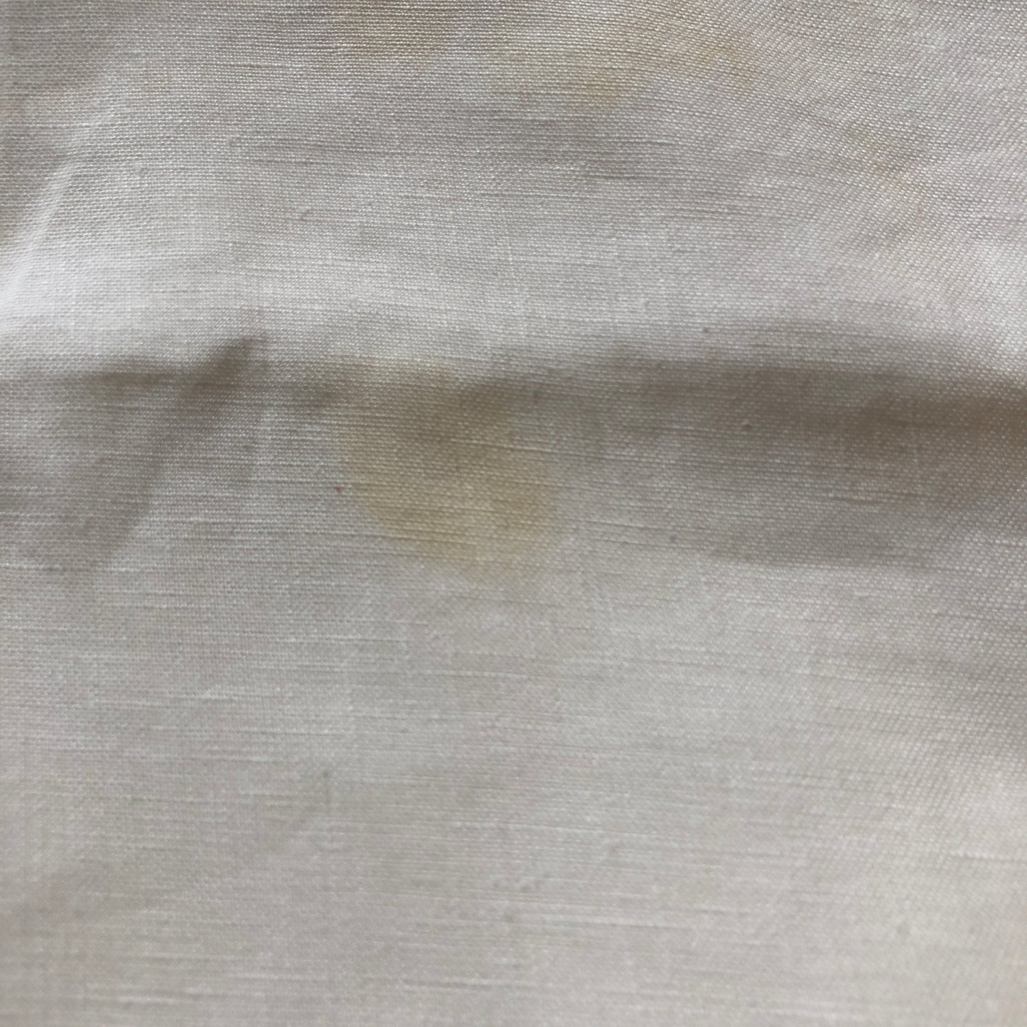 Rejected/Faulty Duvet Cover Hemstitch Ivory White King with Various Marks