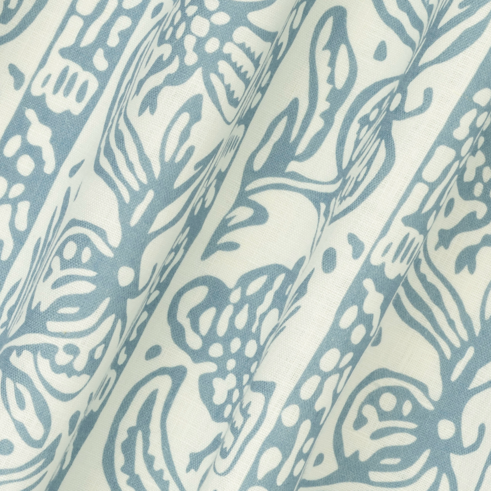 Finist Dual Use Archive Print in Chambray Blue/Ivory White