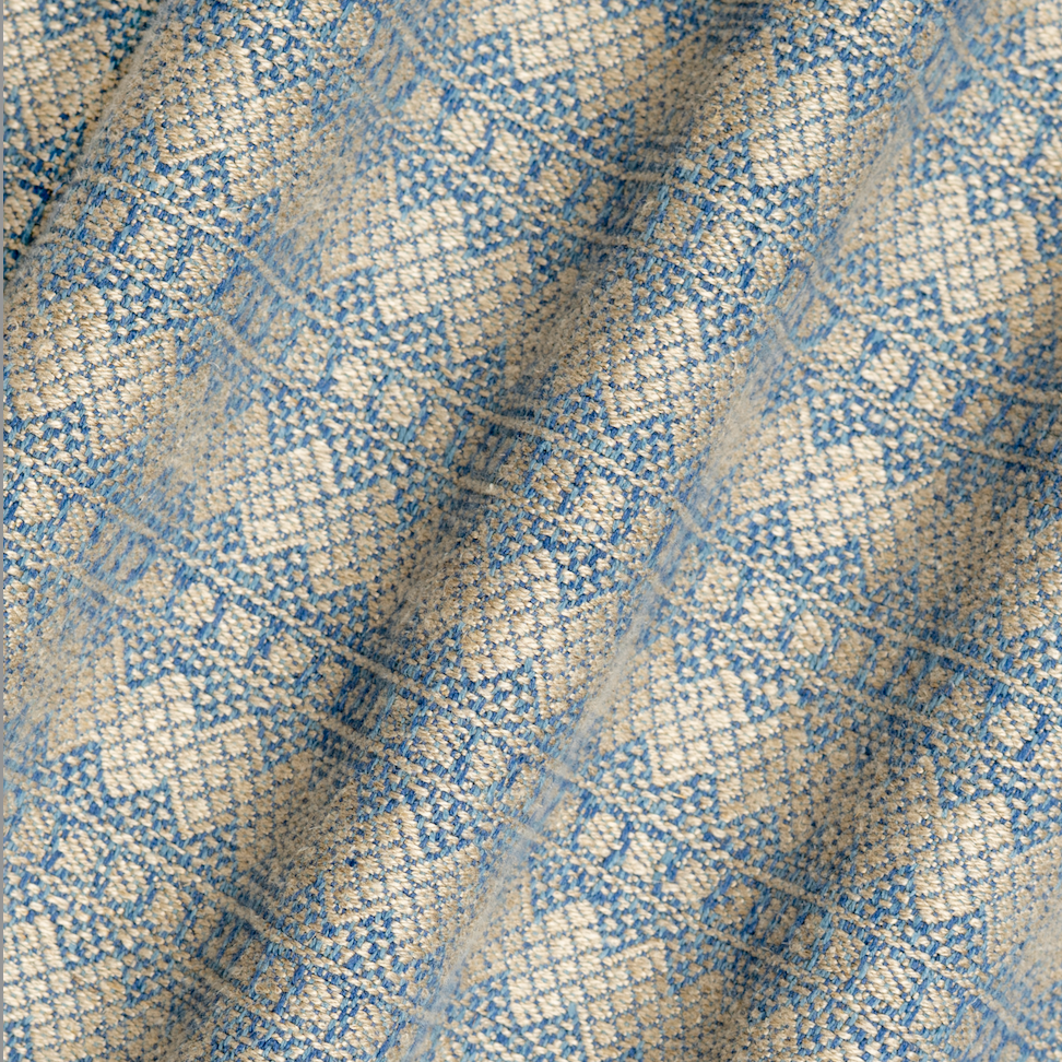 Petite Kitezh Weave Delft Blue/Natural