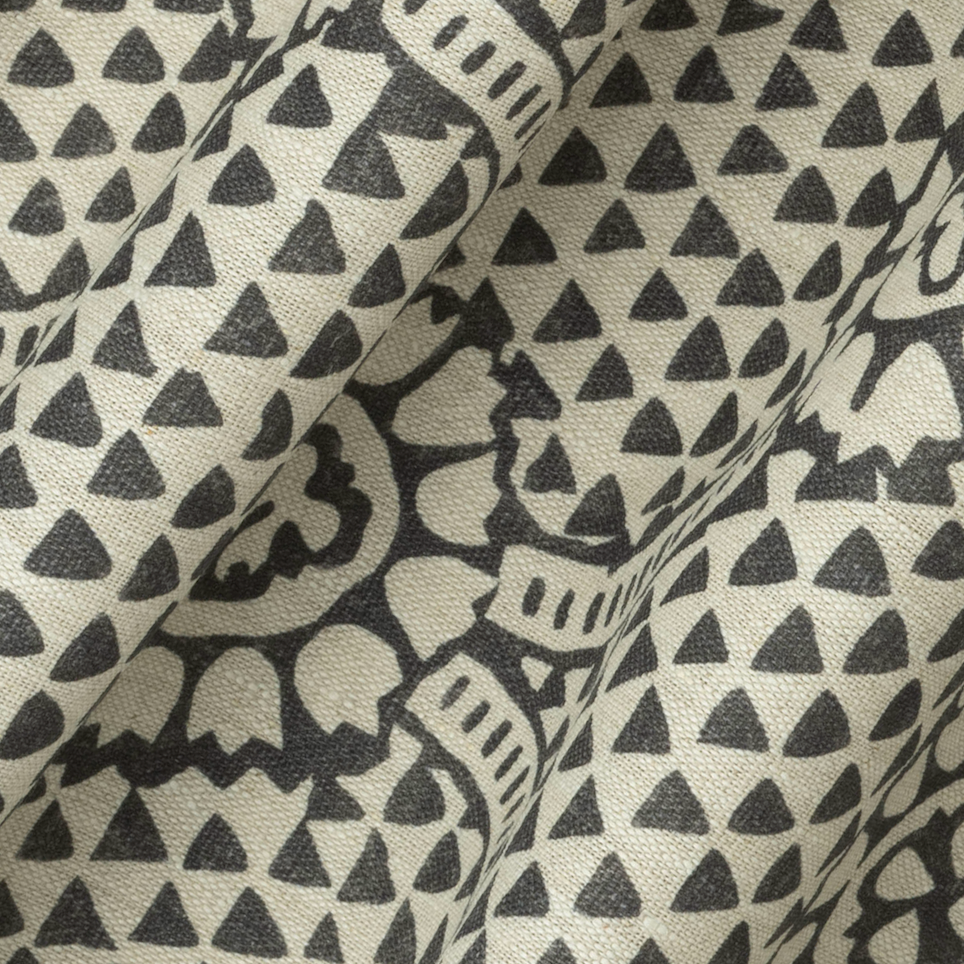 Ivan Dual Use Archive Print in Charcoal/Natural