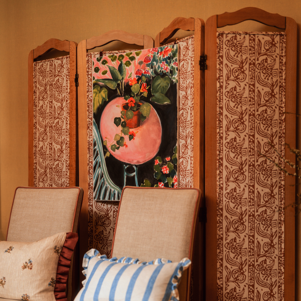 Finist Dual Use Archive Print in Sirin Terracotta/Oyster