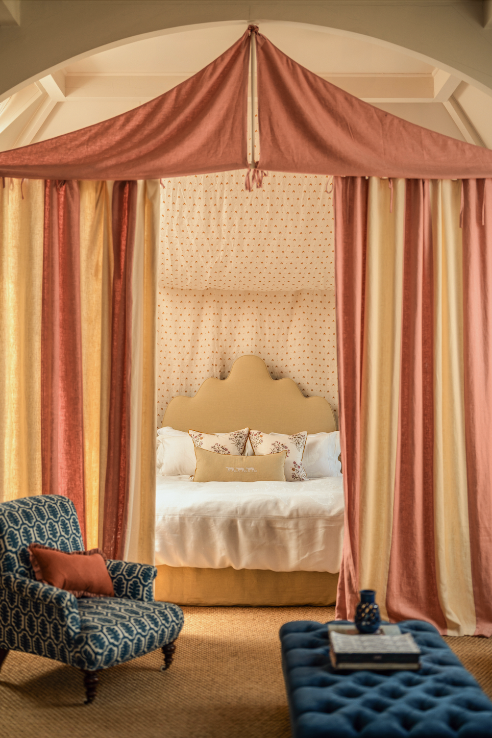 Venetian Linen Velvet Midnight Blue