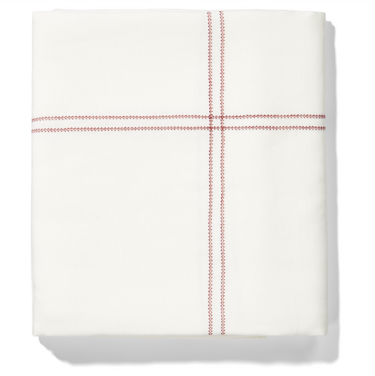 Duvet Cover Hemstitch Claret