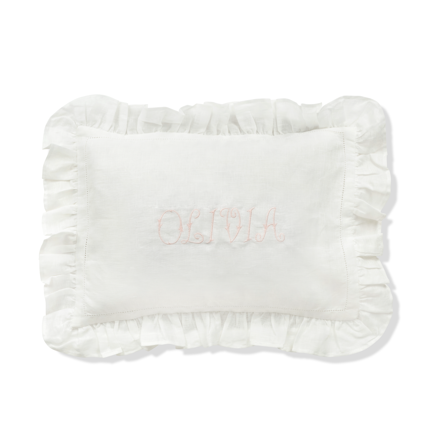 Boudoir Pillow with Frill Edge