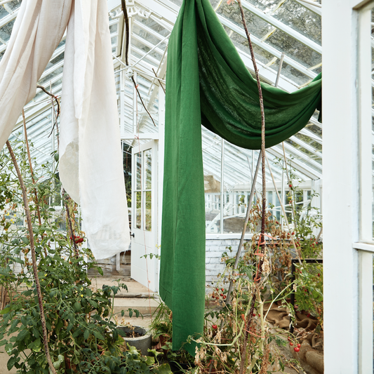Light Weight Plain Linen Emerald