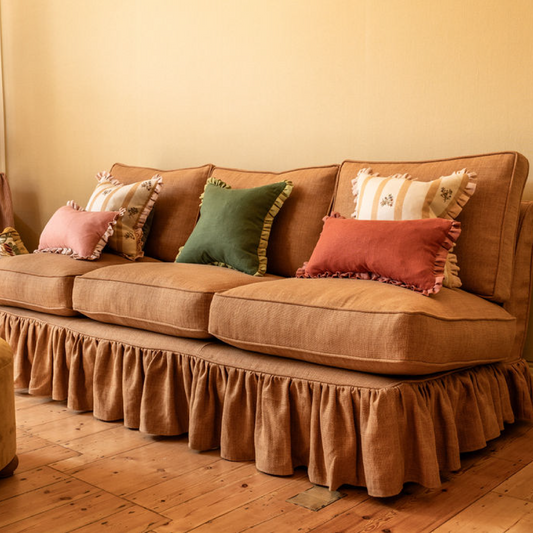 Mid Weight Laundered Linen Antique Gold