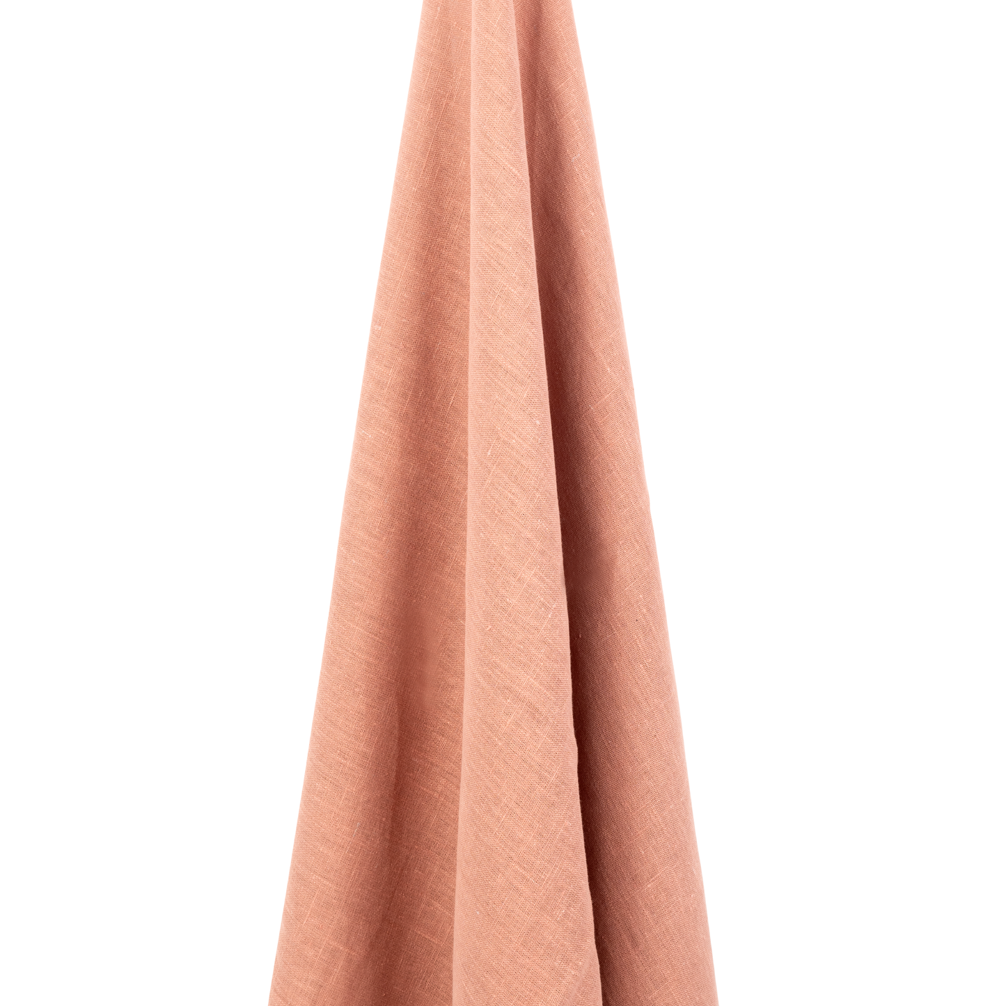 Light Weight Plain Linen Sirin Terracotta