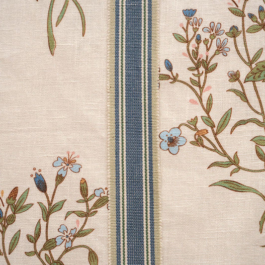 Folkloric Stripe Braid in Delft Blue