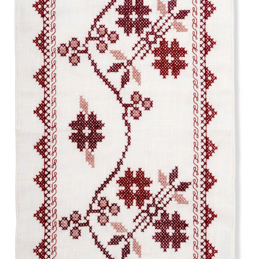 Volga x Tess Newall Garland Cross Stitch Braid ~ Poppy