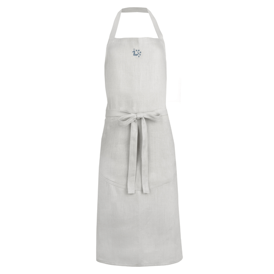 Classic Bib Apron with Cockerel Embroidery