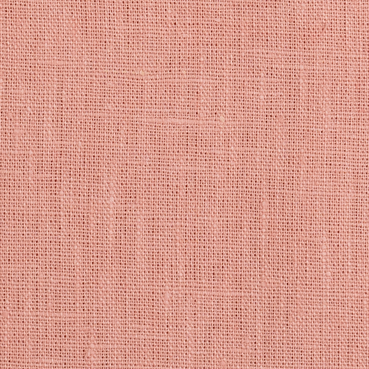 Light Weight Plain Linen Soft Coral