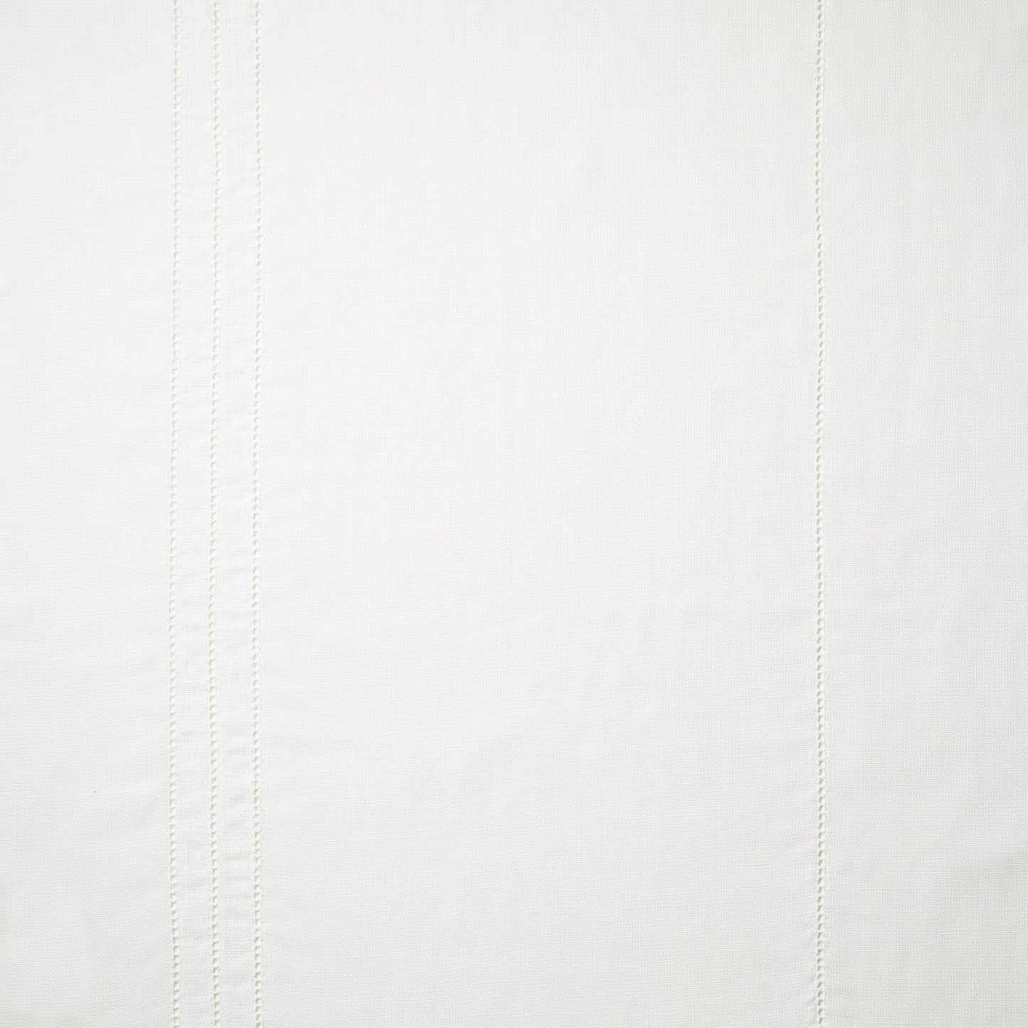 Sample - Drawn Thread – Hemstitch Rows Ivory White