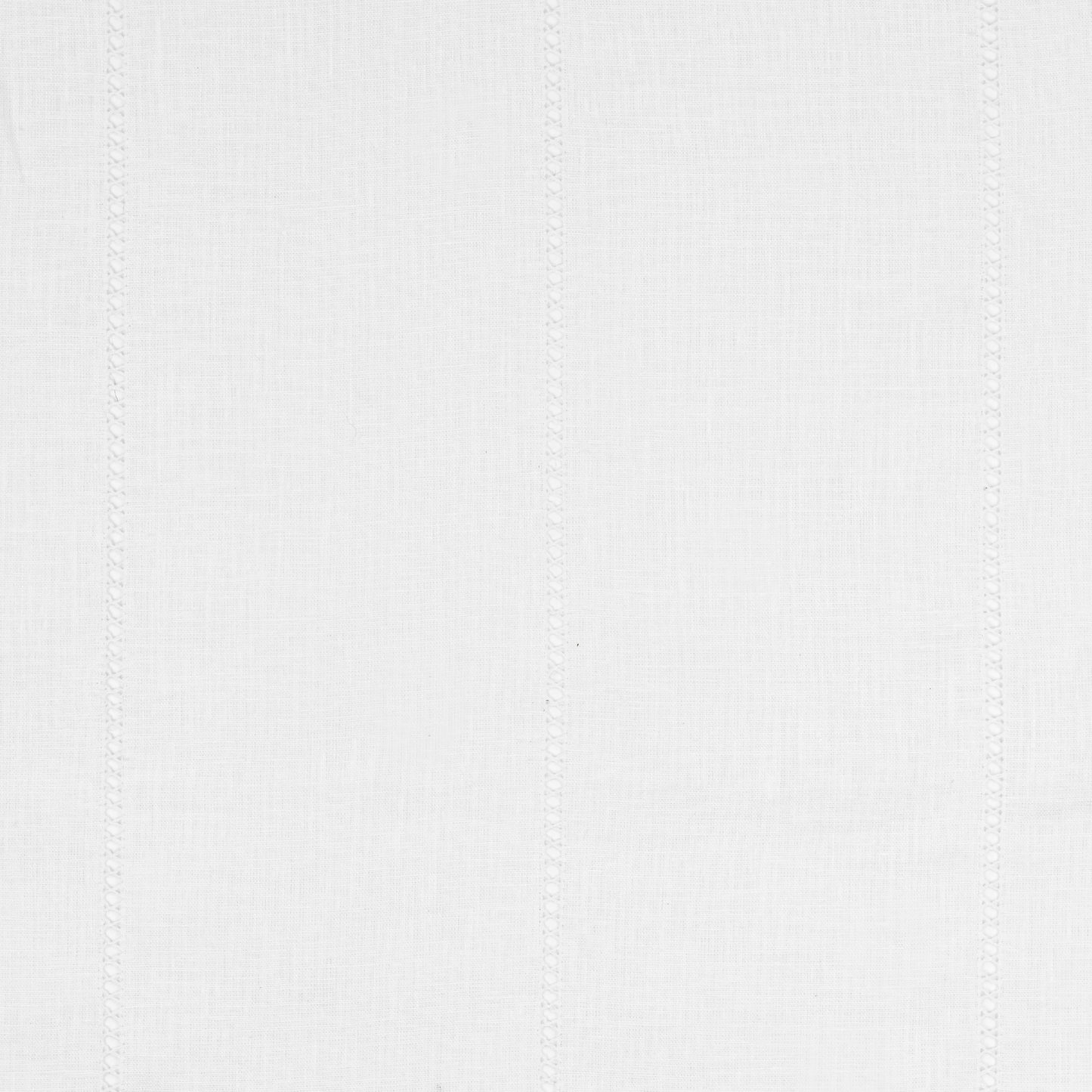 Drawn Thread - Cross Stitch Rows Ivory White