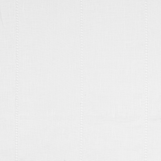 Drawn Thread - Cross Stitch Rows Ivory White