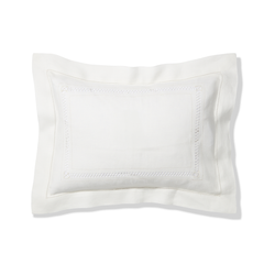 Boudoir Pillow with Diamond Stitch in Ivory White