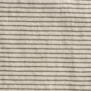 Textured Stripe Linen (Horizontal stripes) Charcoal/Natural