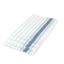 Set of 3 Kitchen Towels in French Blue