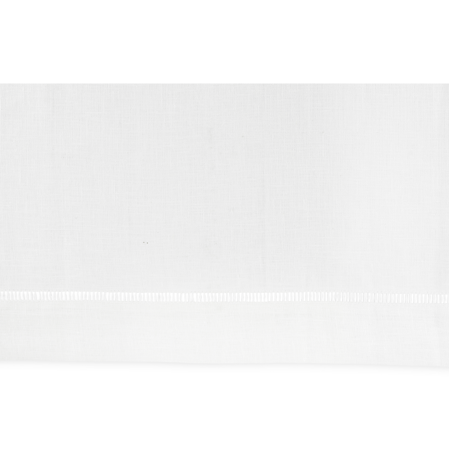 Drawn Thread Lambrequin Ladder Stitch Edge Ivory White