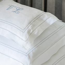 Pillowcase Hemstitch Deep Parma Grey
