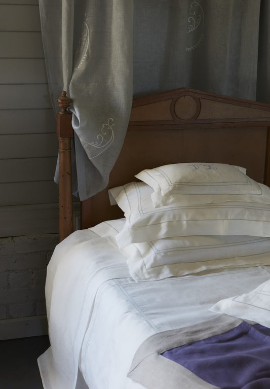 Top Sheet Hemstitch Parma Grey