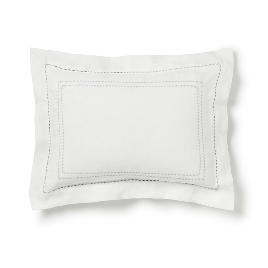 Hemstitch Small Pillowcase - Parma Grey