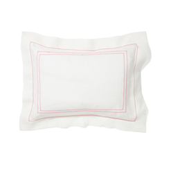 Boudoir Pillow with Hemstitch in Pink