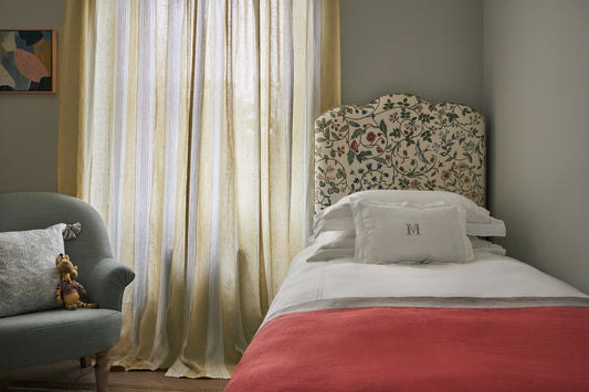 Light Weight Plain Linen Coral