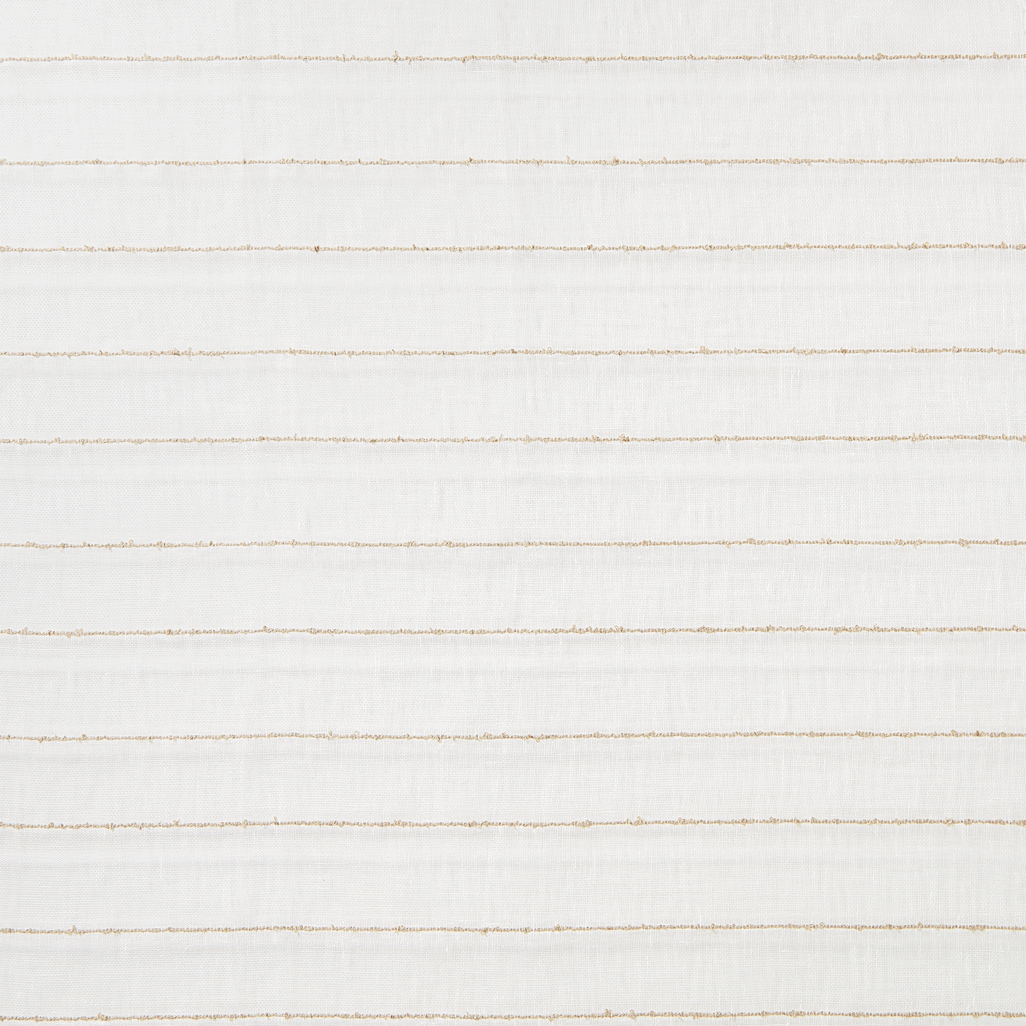 Textured Stripe Sheer Linen (White/Natural)