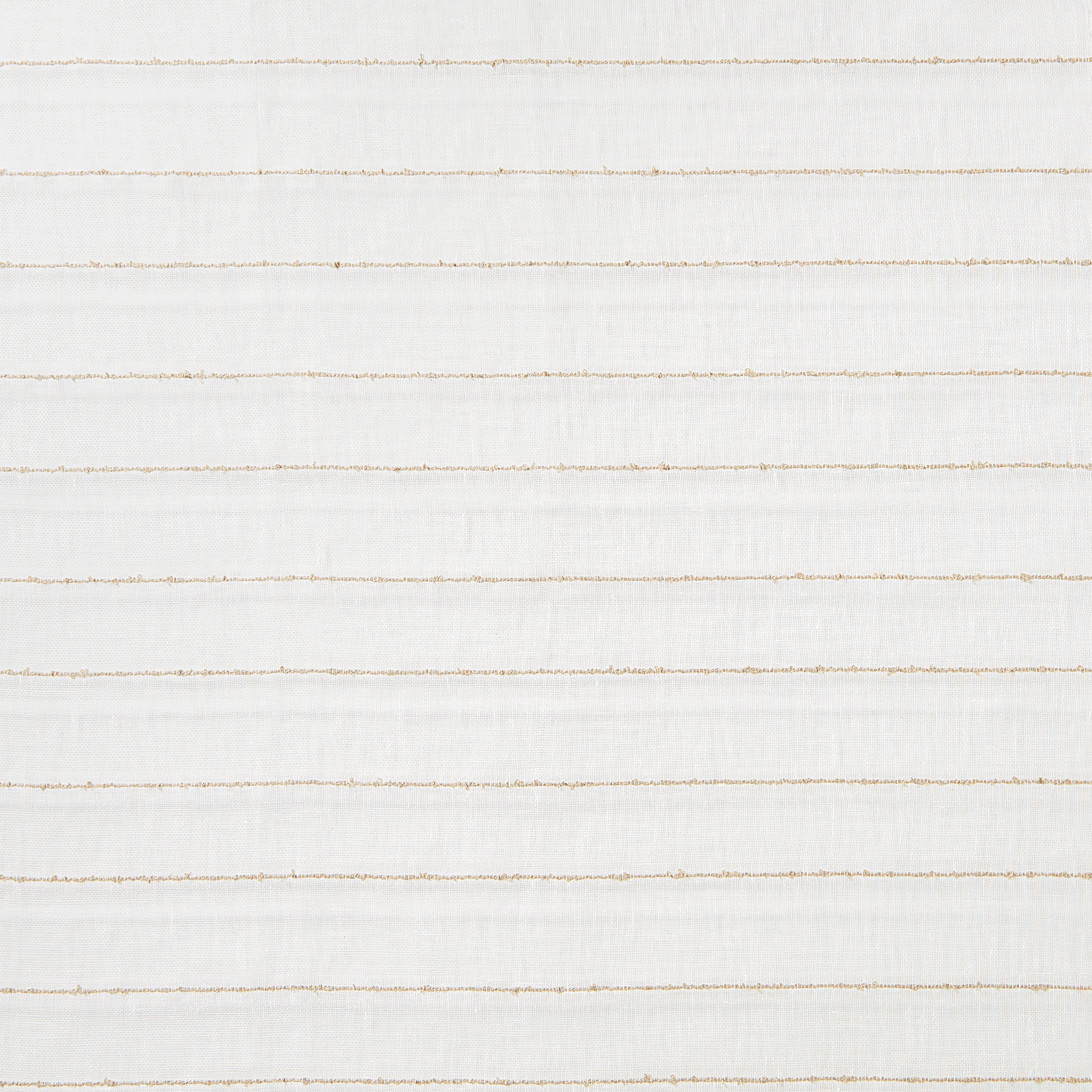 Textured Stripe Sheer Linen (White/Natural)