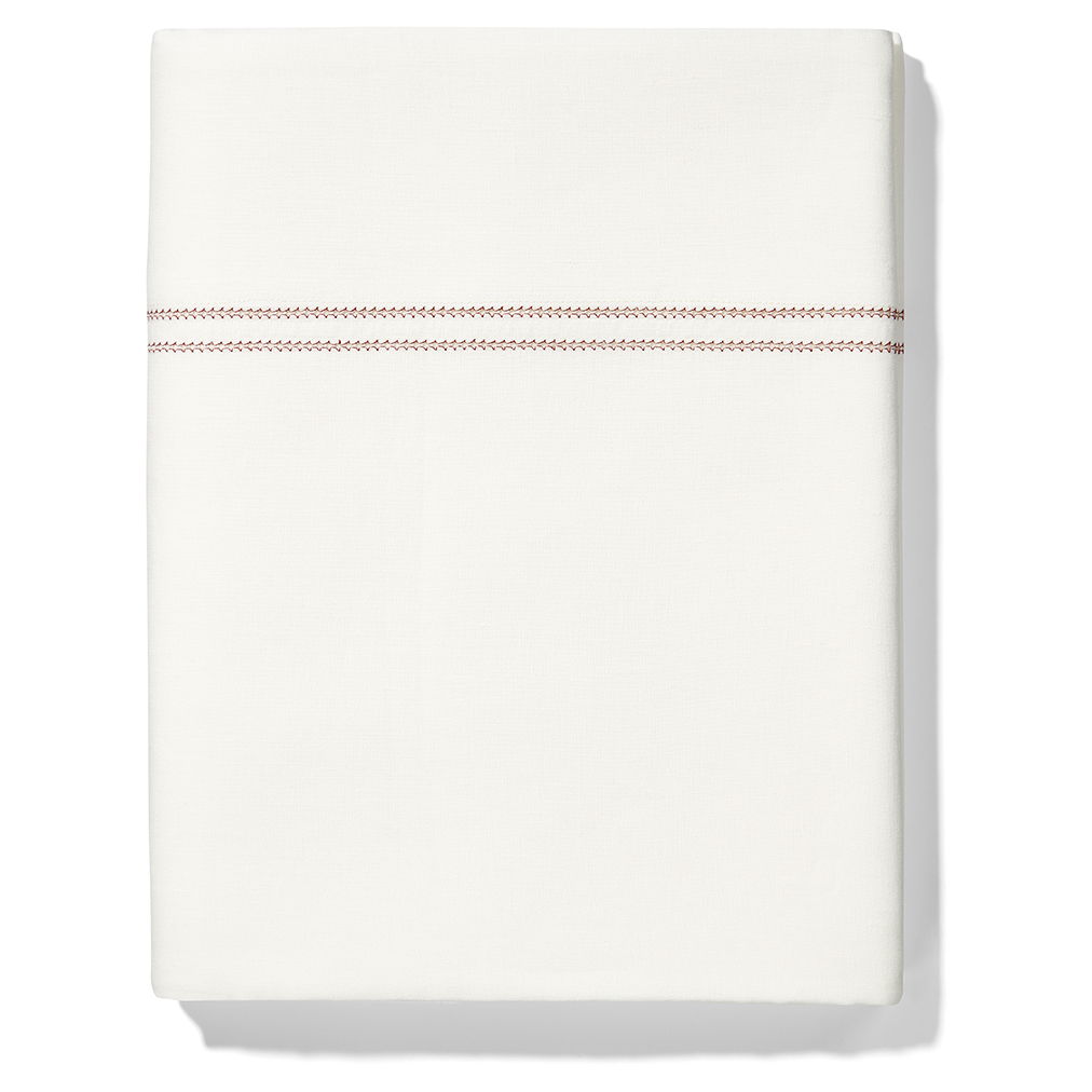 Top Sheet Hemstitch Red