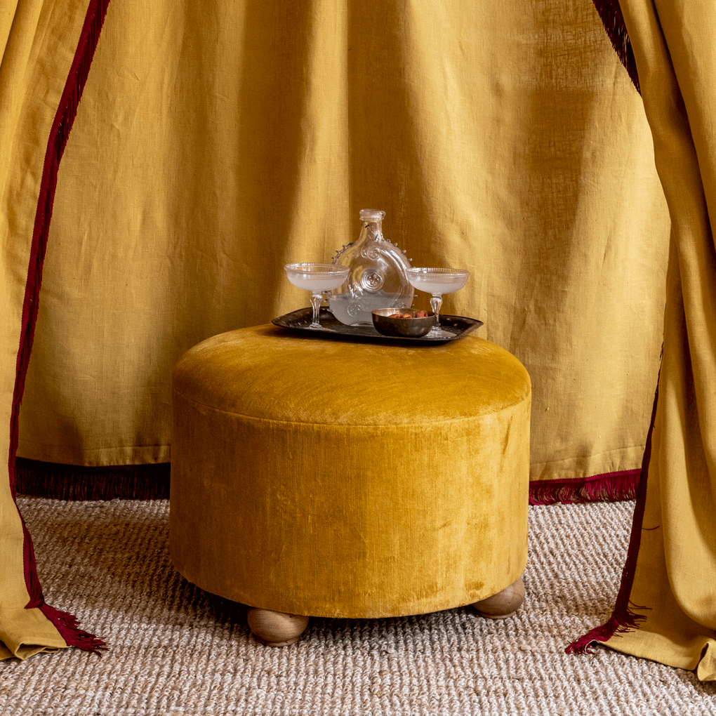 Volga’s Round Ottoman