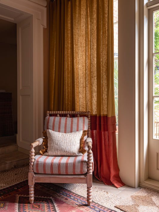 Mid Weight Laundered Linen Antique Gold