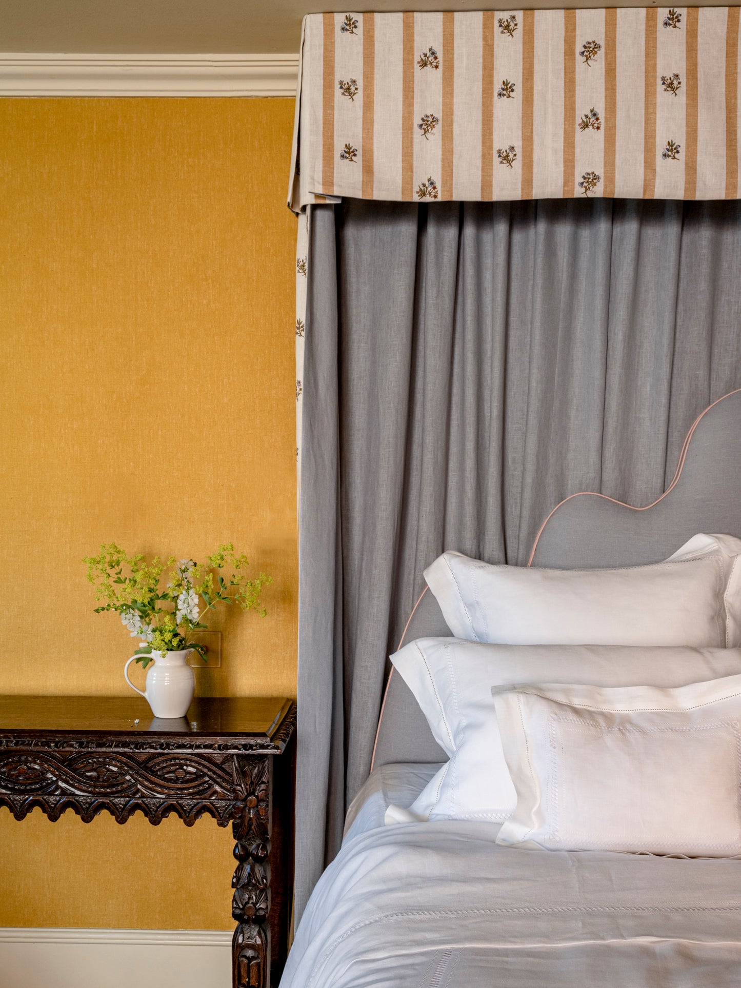 Light Weight Plain Linen Ochre